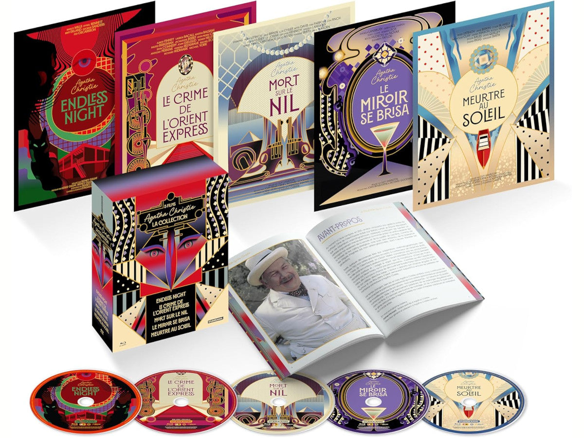 COFFRET 5 FILMS - AGATHA CHRISTIE - VERSIONS RESTAURÉES - 5 UHD 4K - 2