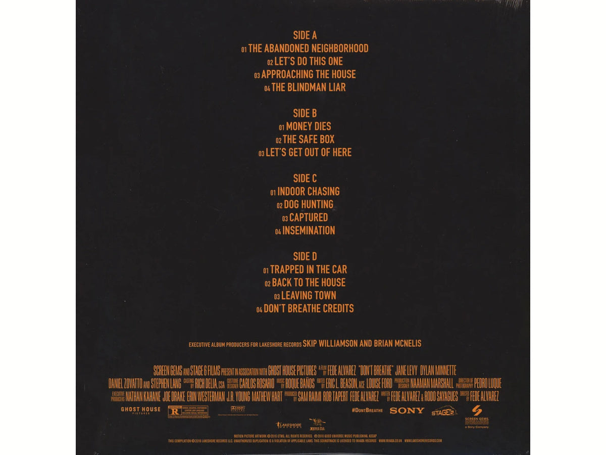 DON'T BREATHE SOUNDTRACK (ORANGE) - 2