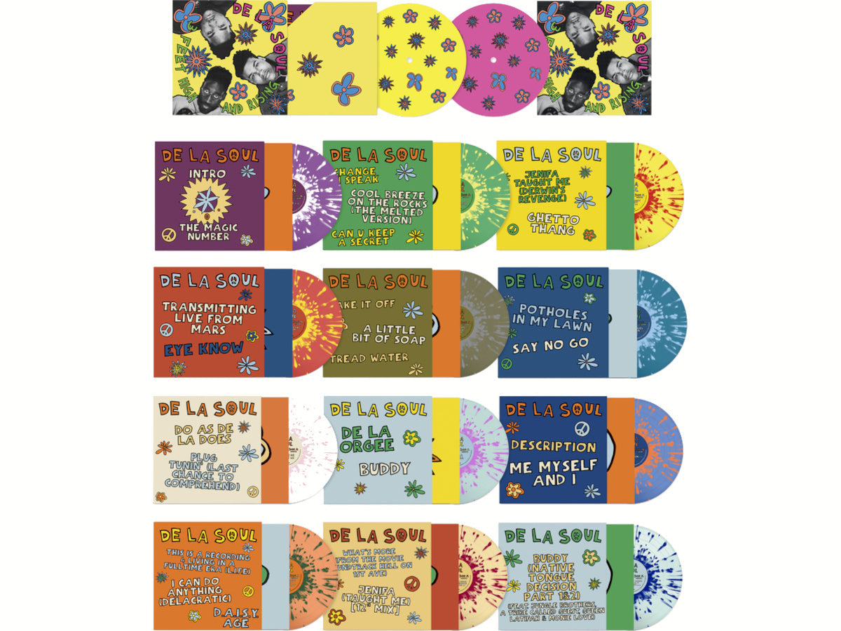 DE LA SOUL - 3 FEEL HIGH AND RISING (7'' BOXSET) - 2