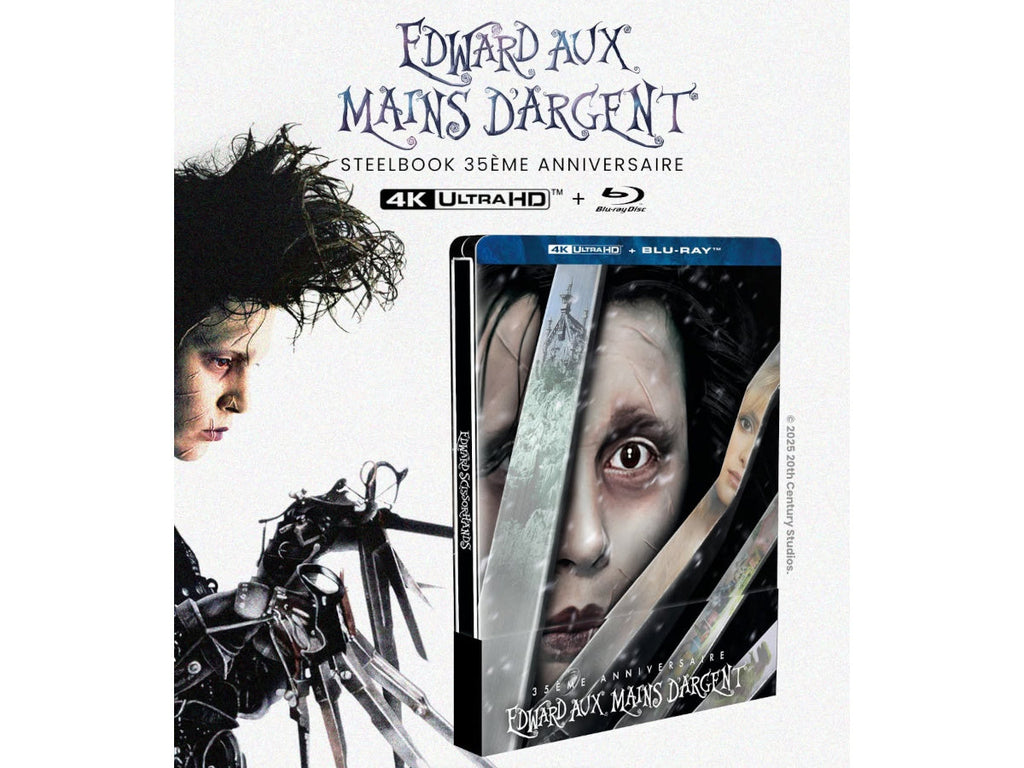 EDWARD AUX MAINS D'ARGENT - COMBO UHD 4K + BD - STEELBOOK - EDITION LIMITEE - 2
