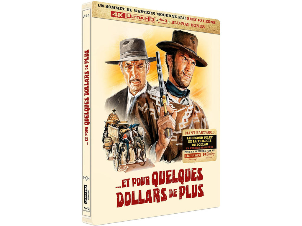 ...ET POUR QUELQUES DOLLARS DE PLUS - COMBO UHD 4K + BD + BD BONUS - STEELBOOK - 1