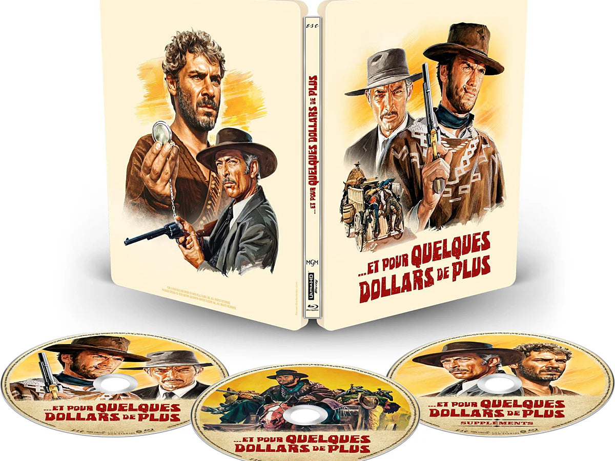 ...ET POUR QUELQUES DOLLARS DE PLUS - COMBO UHD 4K + BD + BD BONUS - STEELBOOK - 2